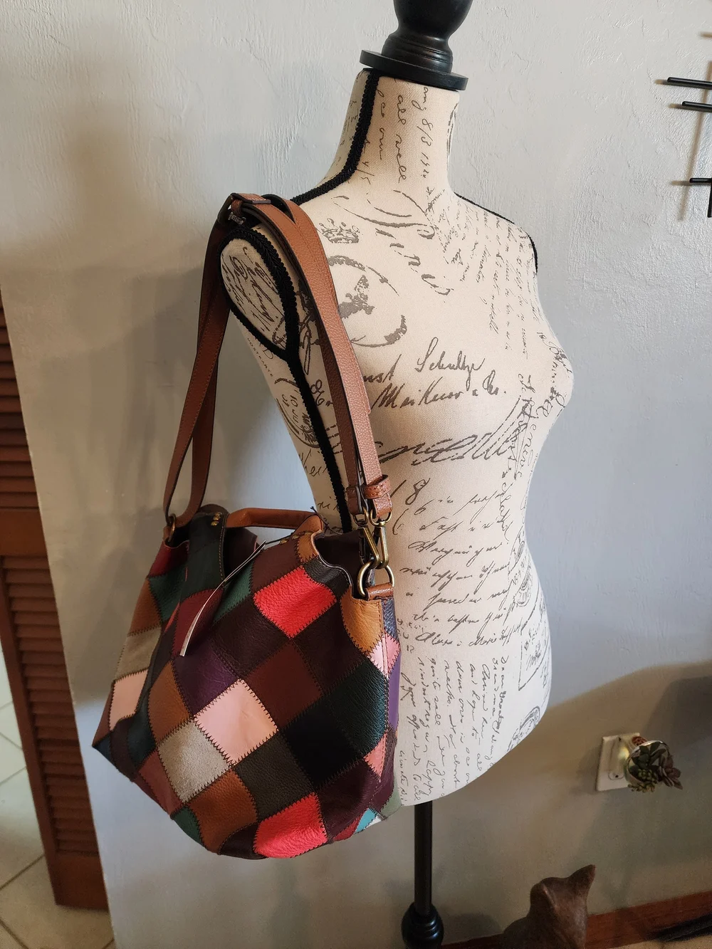 Kooba Multicolor Patchwork Hobo Bag